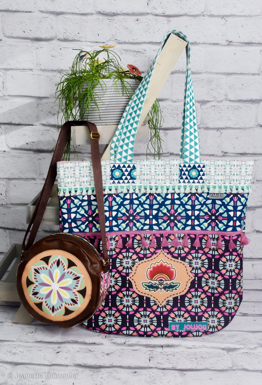Canvas Swafing -  Boho Bag Panel by Jolijou